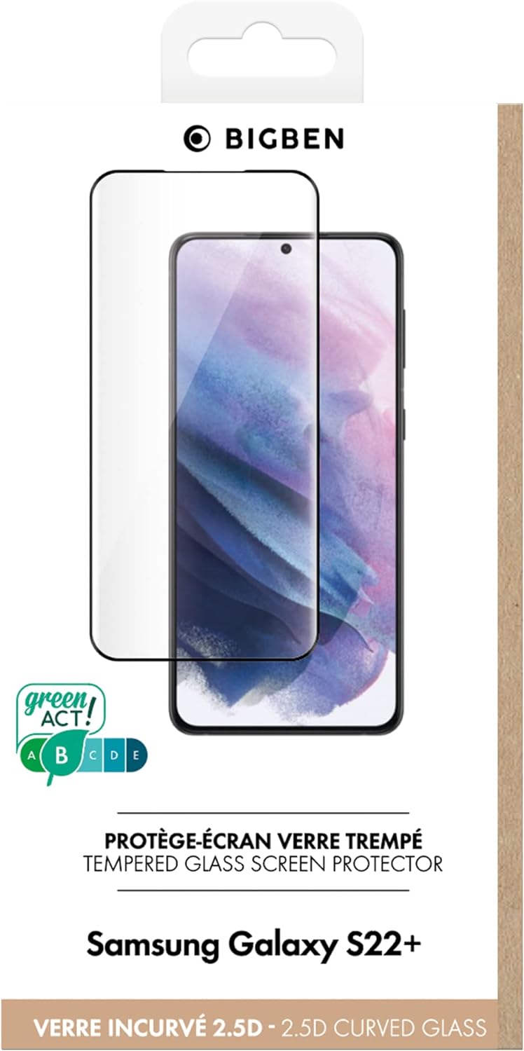 Displayschutzfolie für Samsung G S22+ 5G Bigben 2,5D