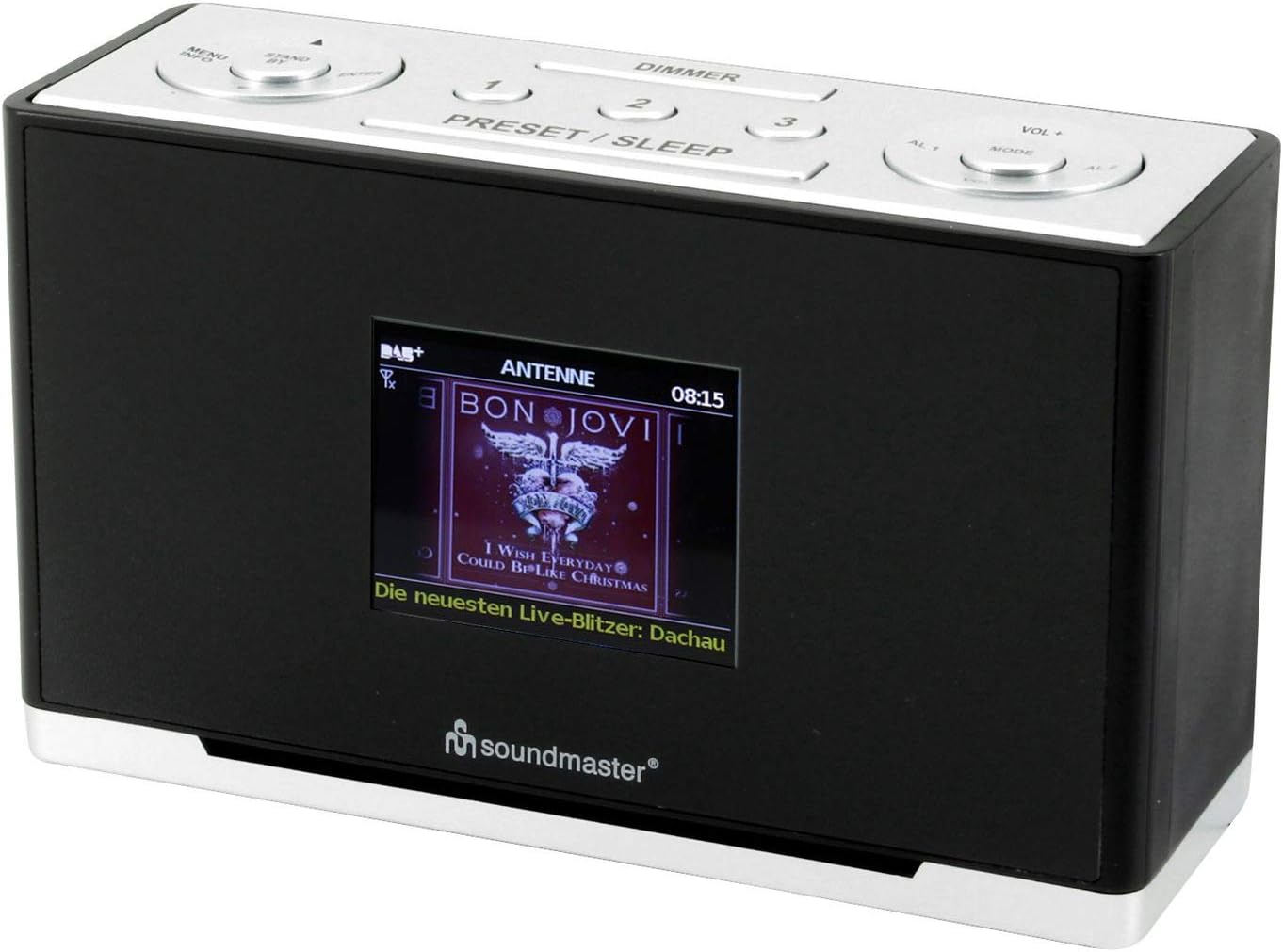 soundmaster UR240SW DAB+ Empfanger schwarz, silber