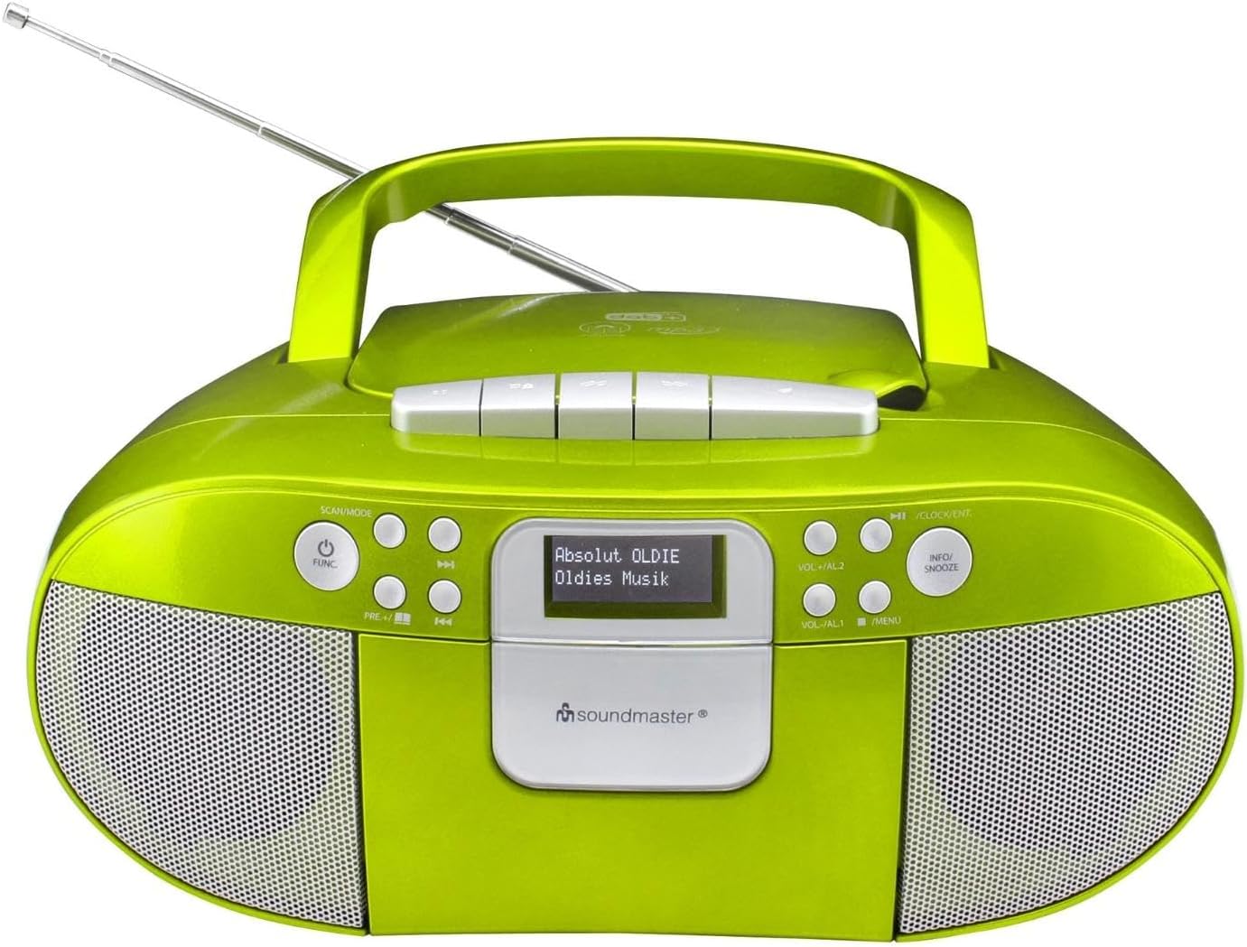 soundmaster SCD7800GR Tragbarer CD-Player