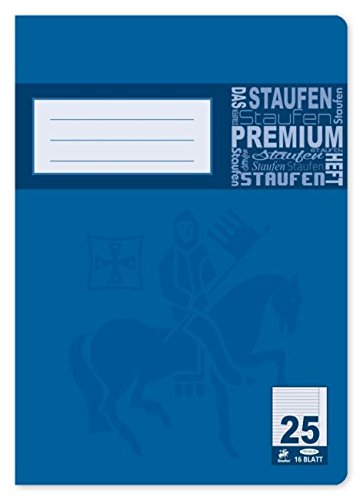 Staufen® Schulheft Premium Lineatur 25 liniert AuB