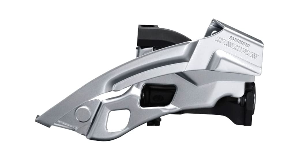 Shimano Deore T6000-L triple front derailleur, top swing, dual pull, 63-66