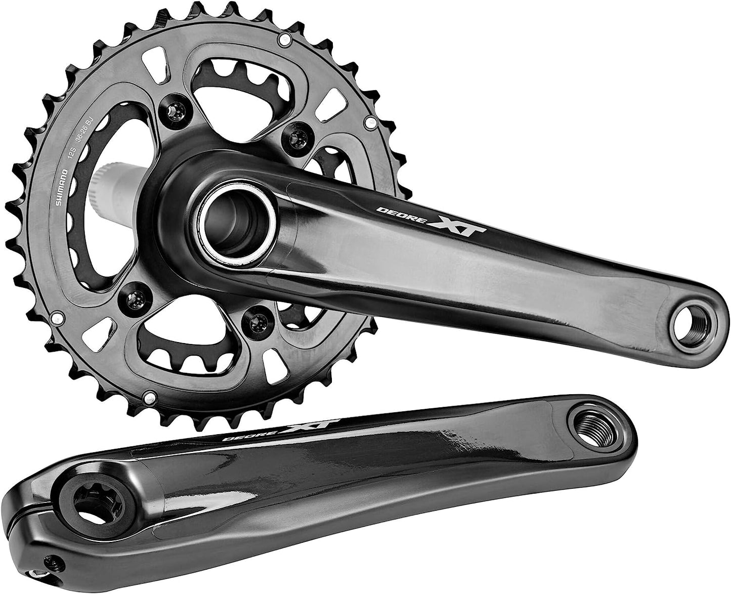Shimano Deore XT FC-M8100 XT chainset, double 36/26, 12-speed, 48.8 mm chainline, 175 mm