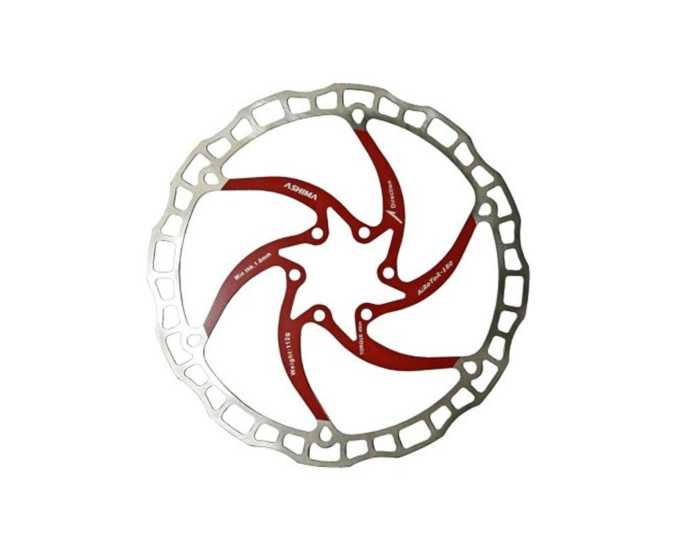 Ashima disque aro 08 140mm rouge