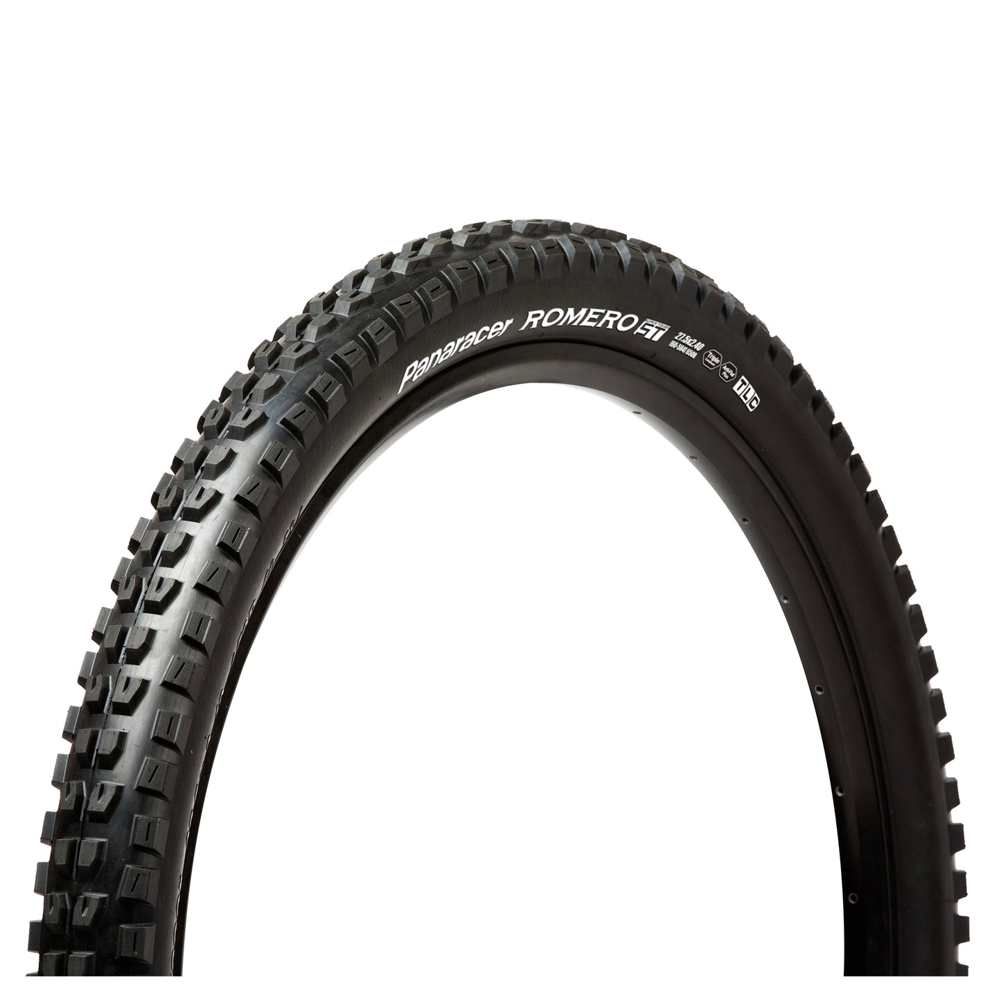 Panaracer Romero ST Tubeless Compatible Folding Tyre Black/Black 27.5X2.40"