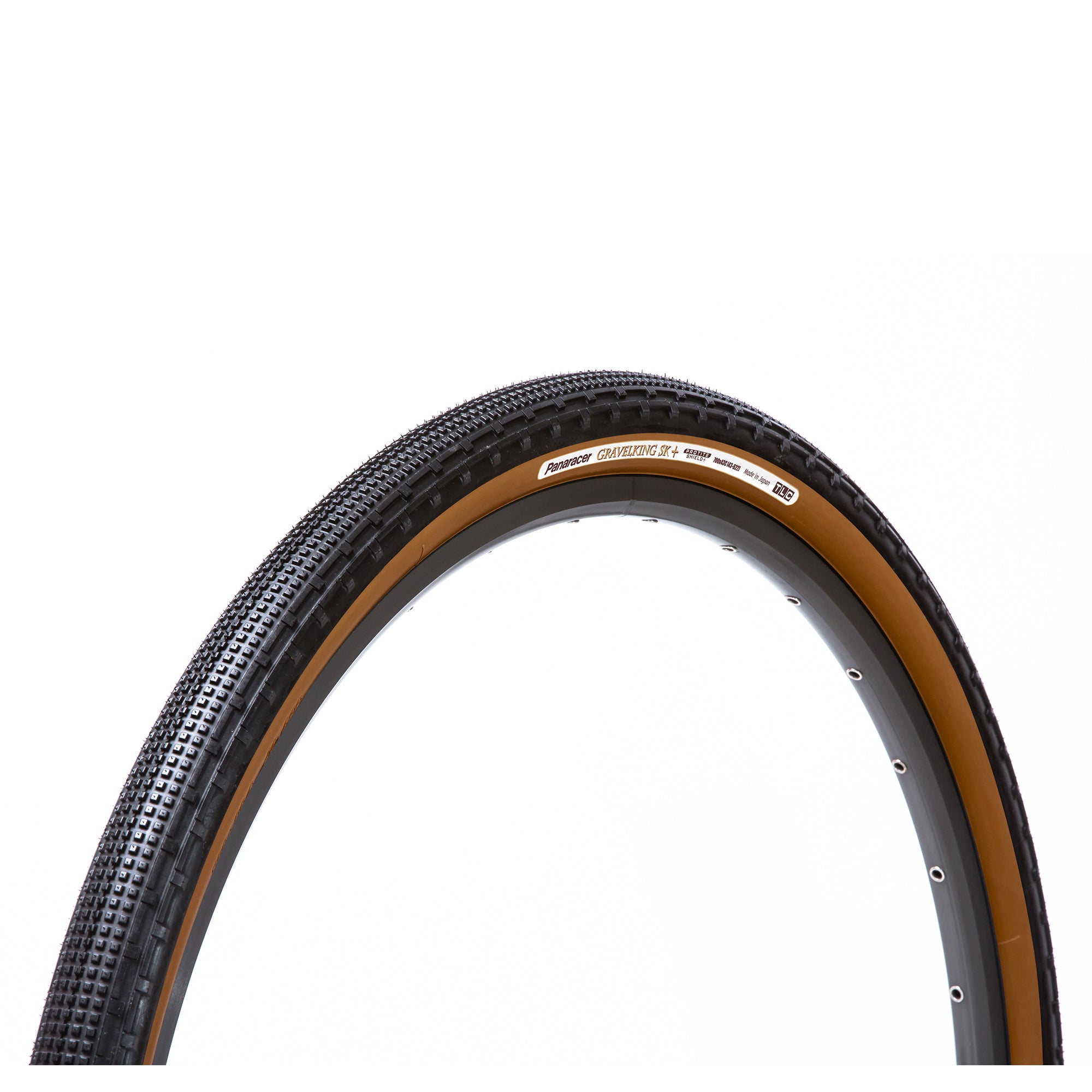 Panaracer Gravelking SK+ TLC Folding Tyre 2023 Black/Brown 700X32C
