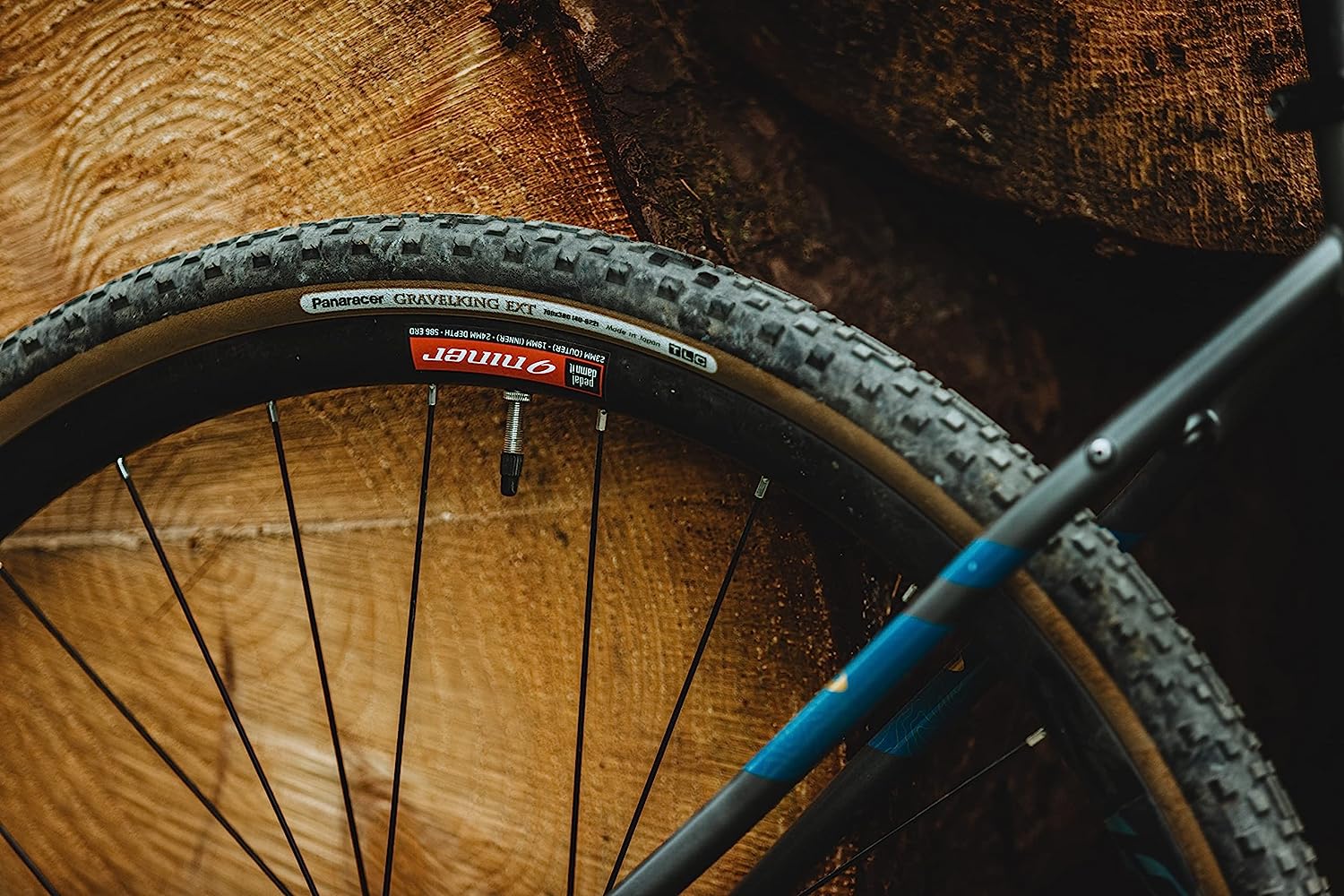 Panaracer GravelKing EXT TLC Folding Tyre Black/Brown 700X35c