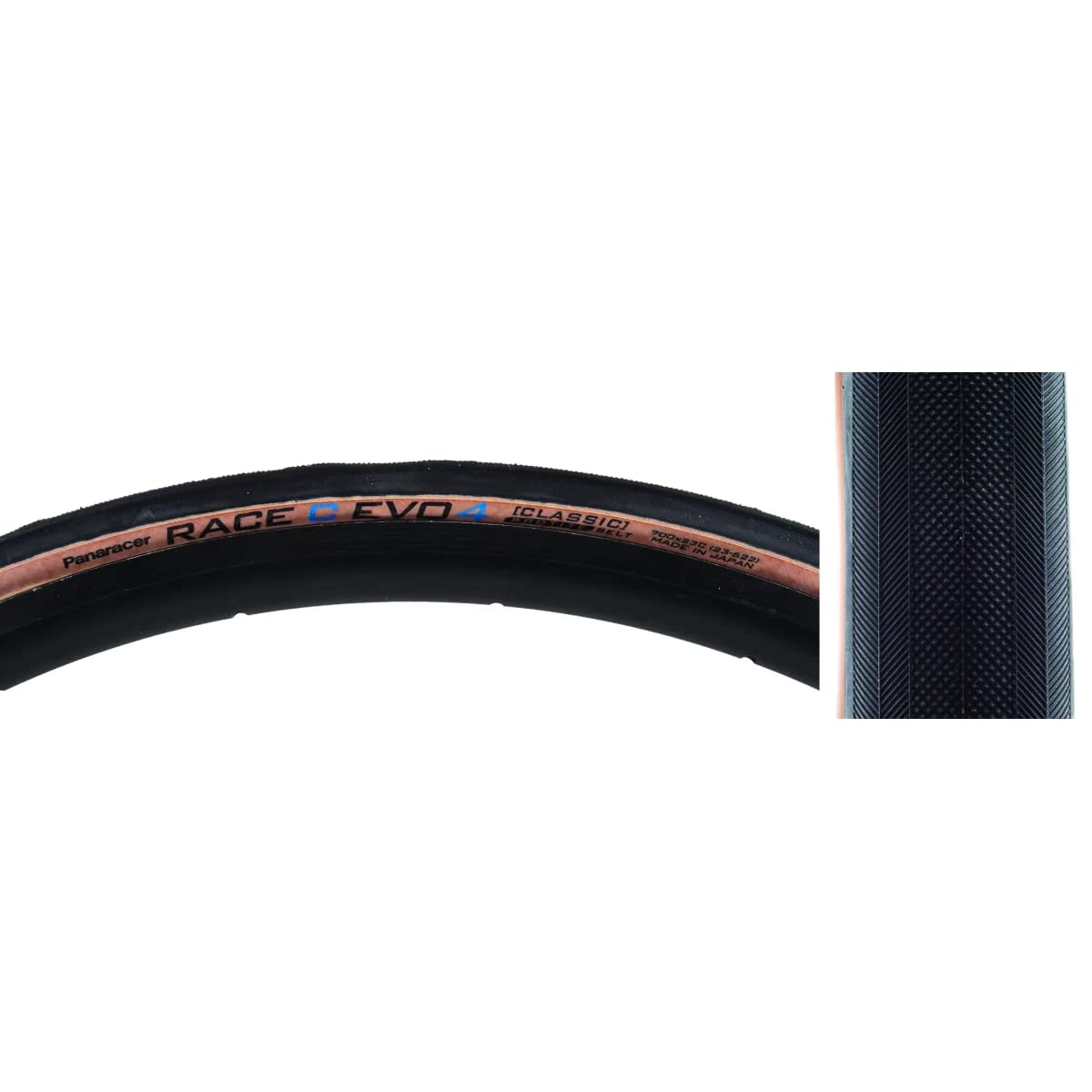 Panaracer Tires Race-C 700X23 Fold Ev04 Black/YSK - RF723-RCC-AX4