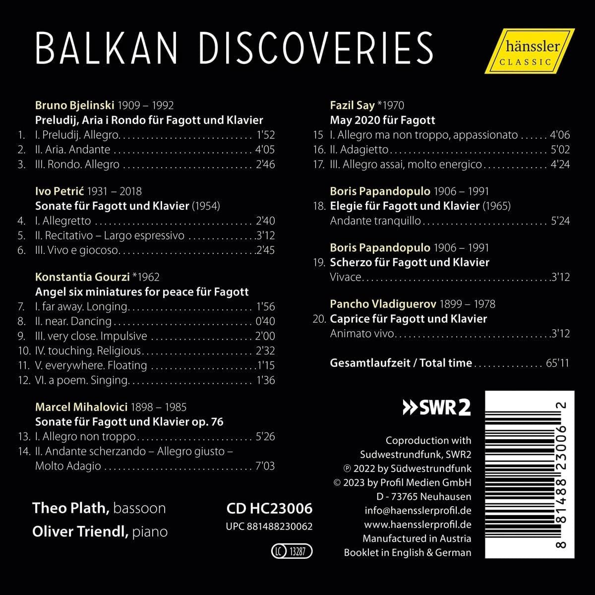 Oliver Triendl/Theo Plath: Balkan Discoveries