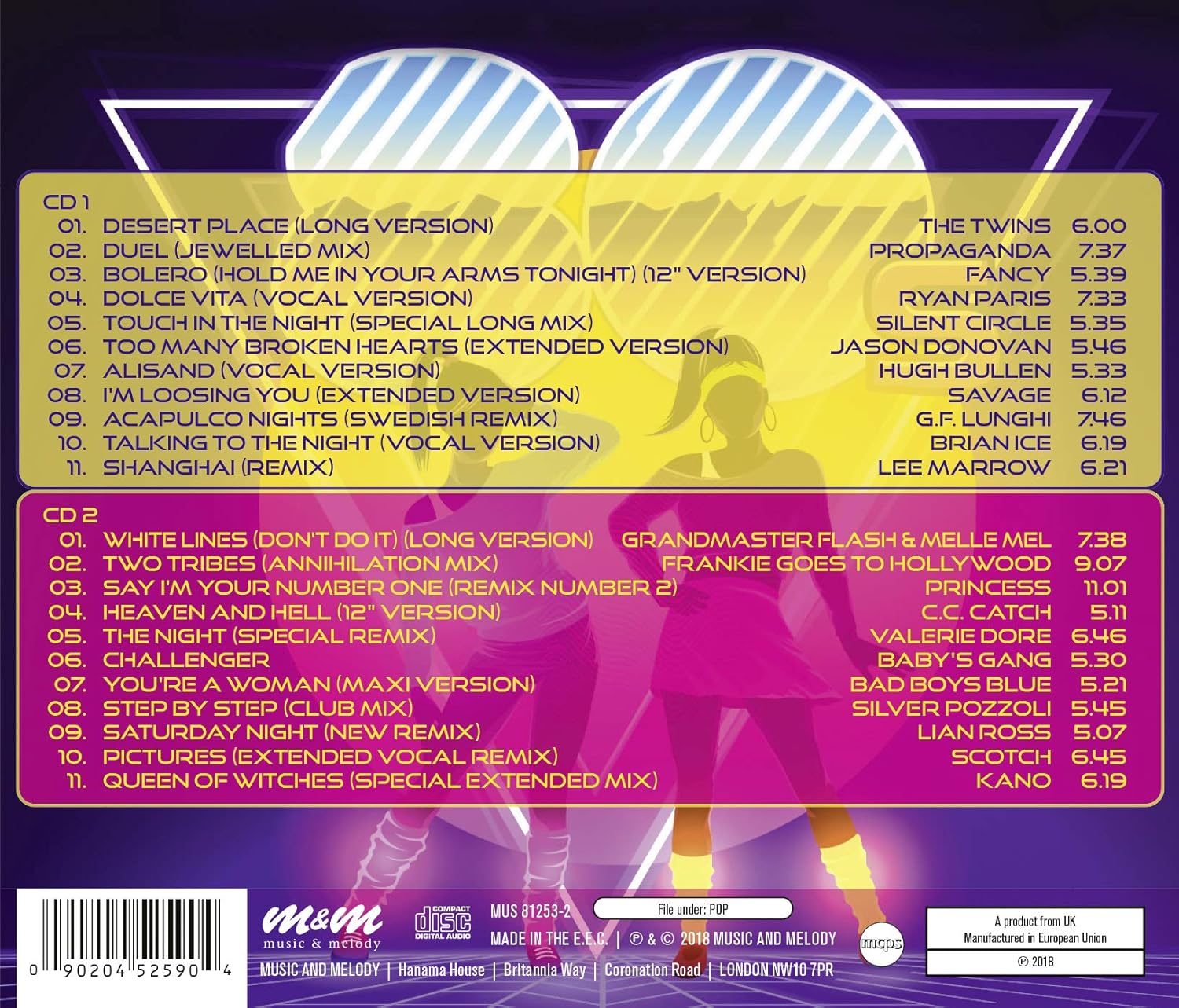 Disco Hits Of The 80s - DJ Versions