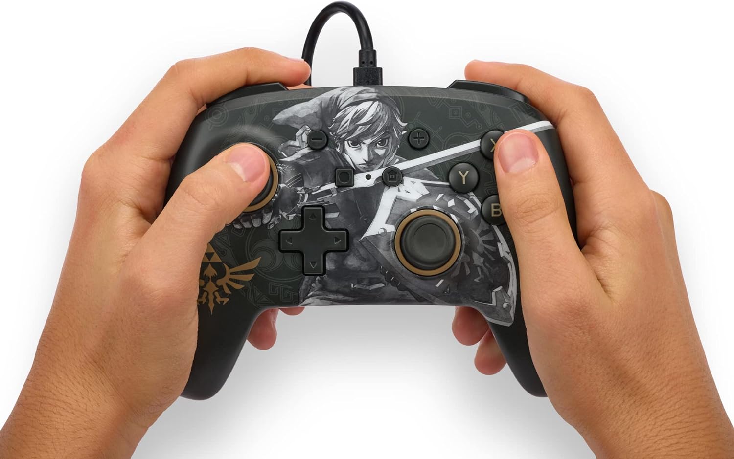 PowerA Enhanced Wired Controller for Nintendo Switch - Battle-Ready Link Battle Ready Link