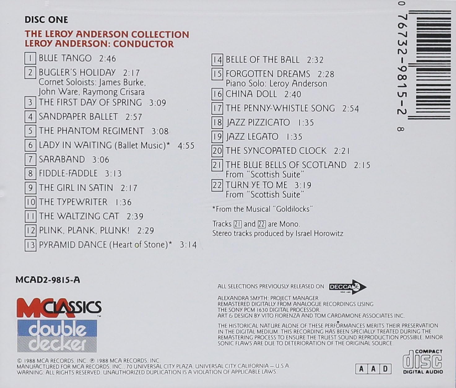The Leroy Anderson Collection