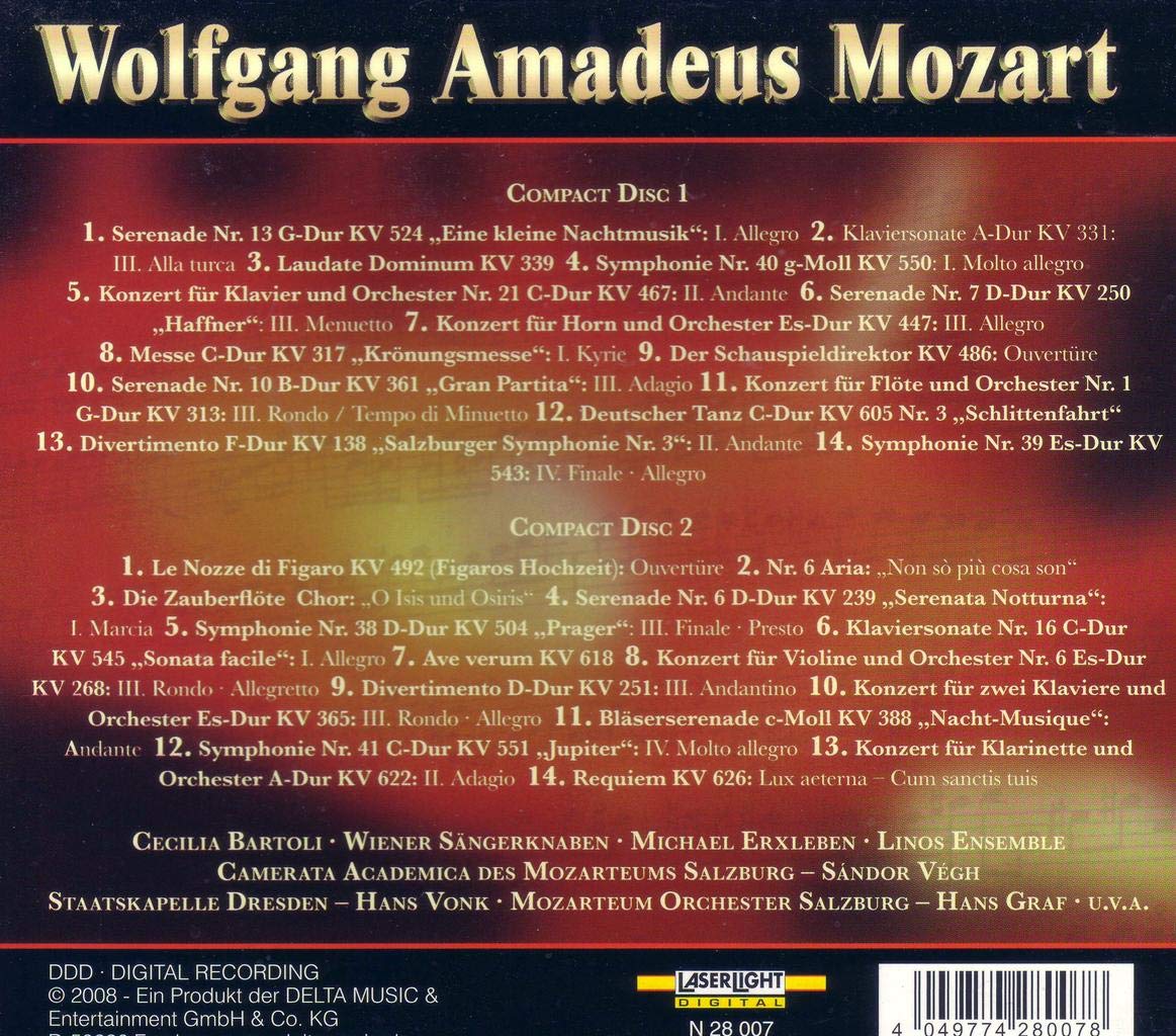 Sternstunden der Musik: Mozart