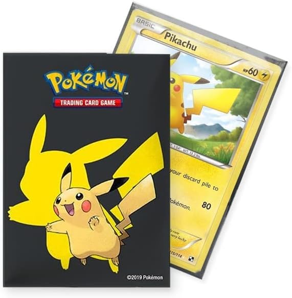 Ultra Pro E-15101 Pokemon Standard Deck Protectors-Pikachu 2019 (65 Pk), Multi