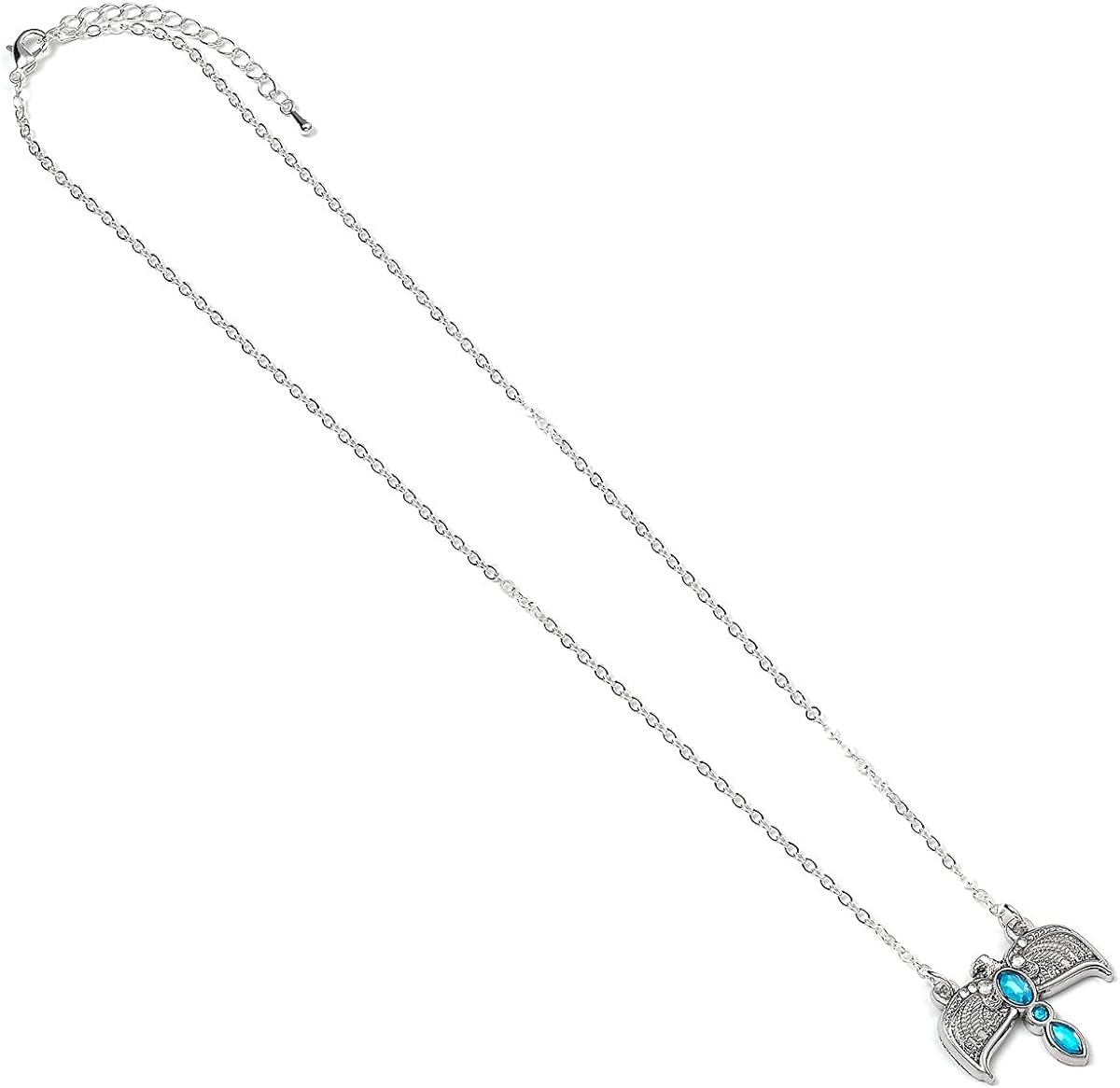 Official Harry Potter Silver Plated Diadem Necklace, Officiële Harry Potter Verzilverde Diadeem Ketting, Eén maat, Karton, Geen edelsteen, The Carat Shop EWN000124 Zubehör, Silver, The Carat Shop, Collar con Colgante Diadem de Harry Potter, THE CARAT SHOP