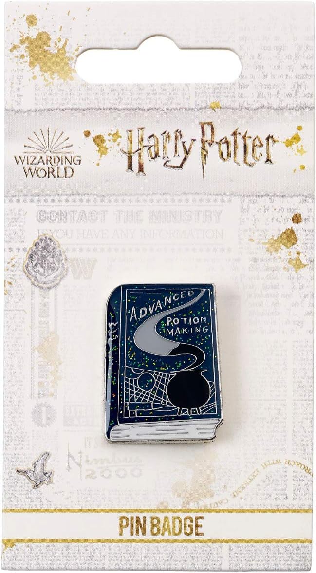 Official Harry Potter Advanced Potion Making Book Pin Badge by The Carat Shop