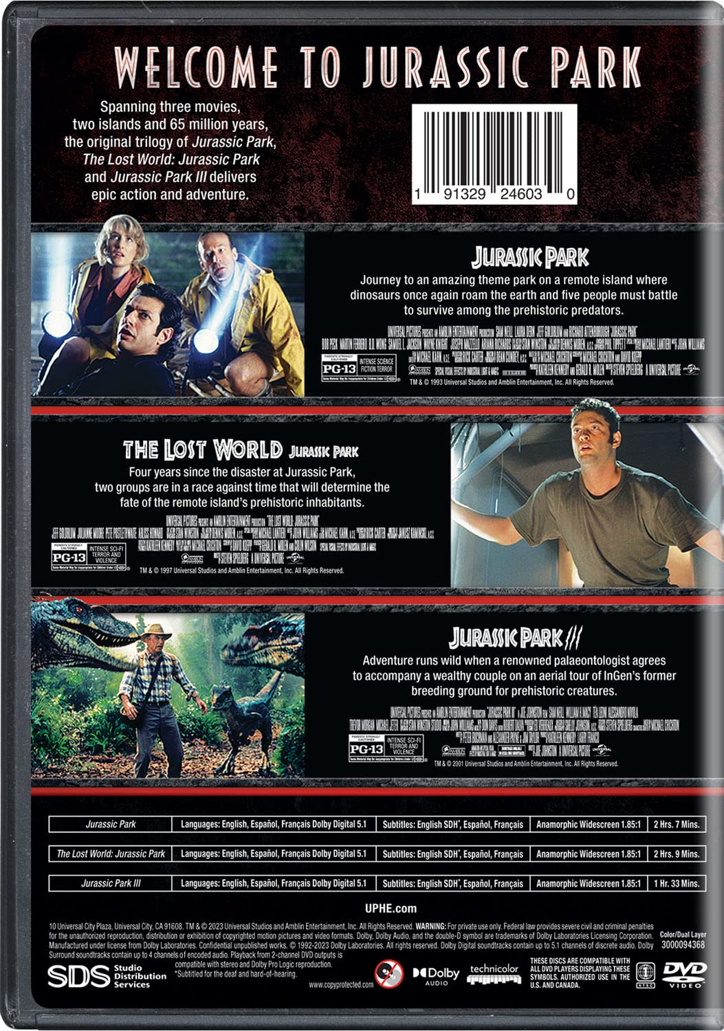 Jurassic Park Trilogy