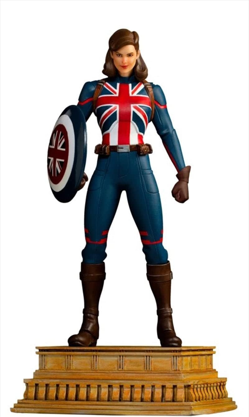 Iron Studios-What IF Captain Carter 1/10 Art Statue Estatuas, Multicolor, 1:10 (81444