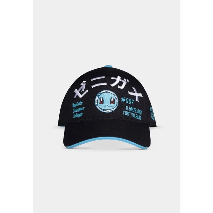 Pokémon Schiggy Männer Cap schwarz Fan-Merch, Gaming