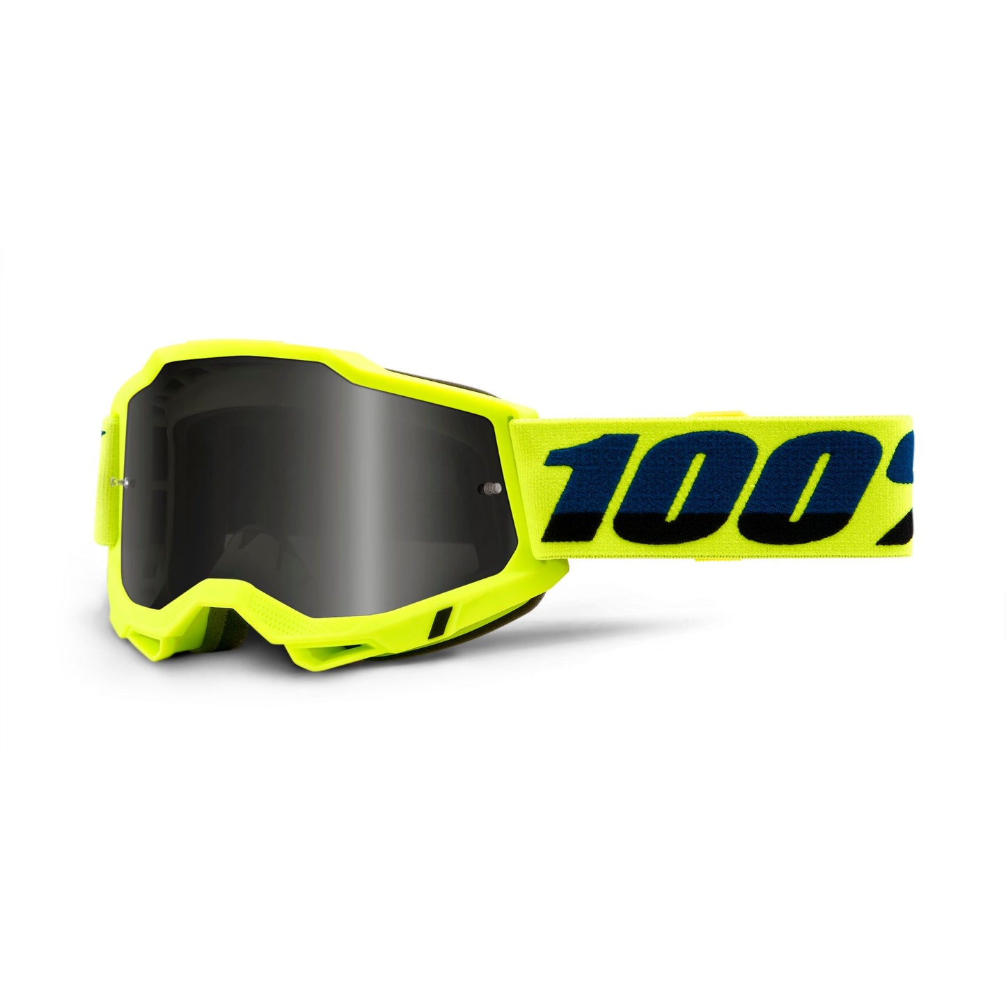 100% Accuri 2 Sand ATV & UTV Goggles - Desert Dirt Bike, Power Sport Protective Eyewear with Smoke Dark Lens