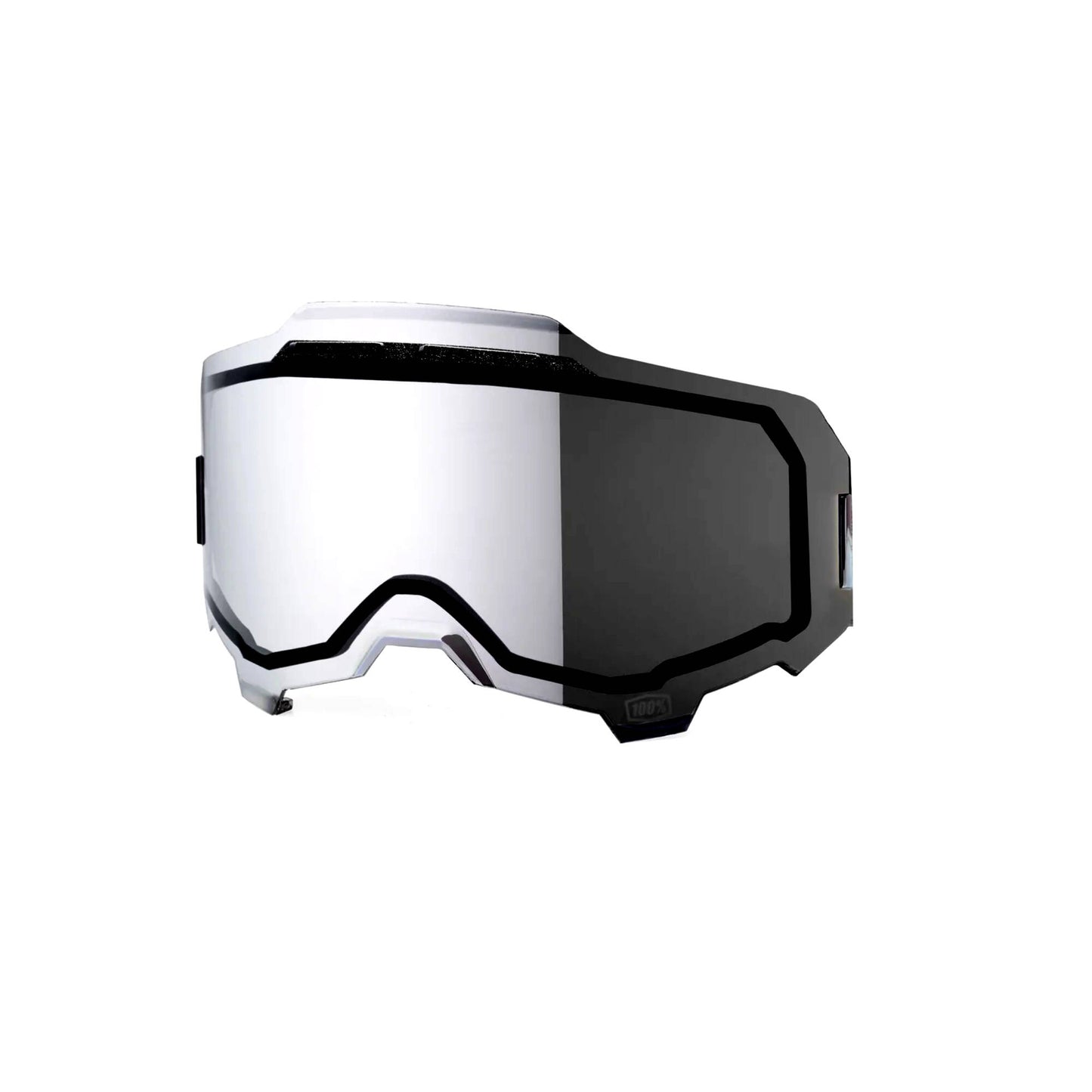 100% Armega Injected Dual Pane Vented Lens - Mirror Silver