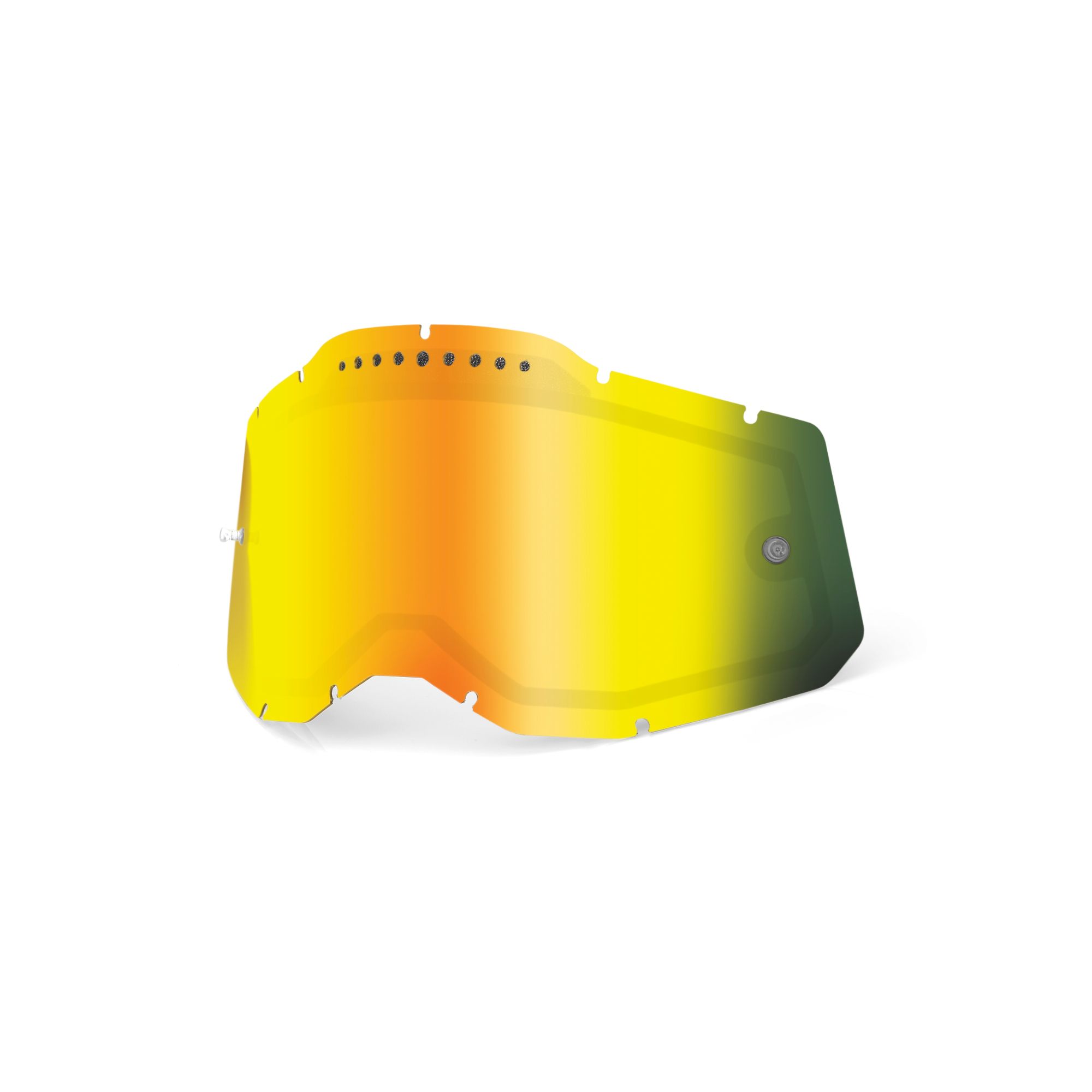 100% Racecraft 2 / Accuri 2 / Strata 2 Dual Pane Vented Lens - Gold Mirror