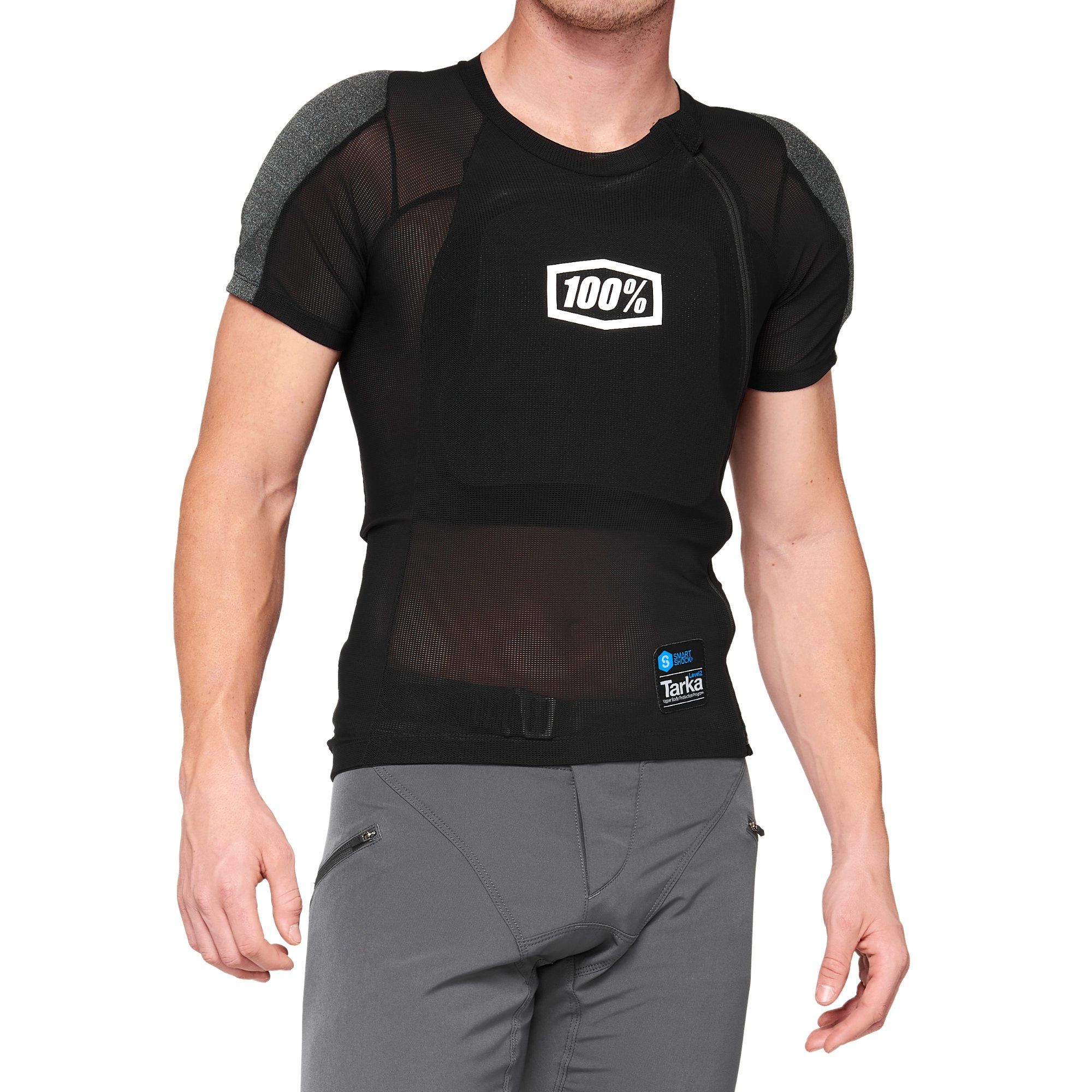 100% TARKA Short Sleeve - Sportswear Bike Undershirt with Smartshock Back - Bike Riding Undershirt