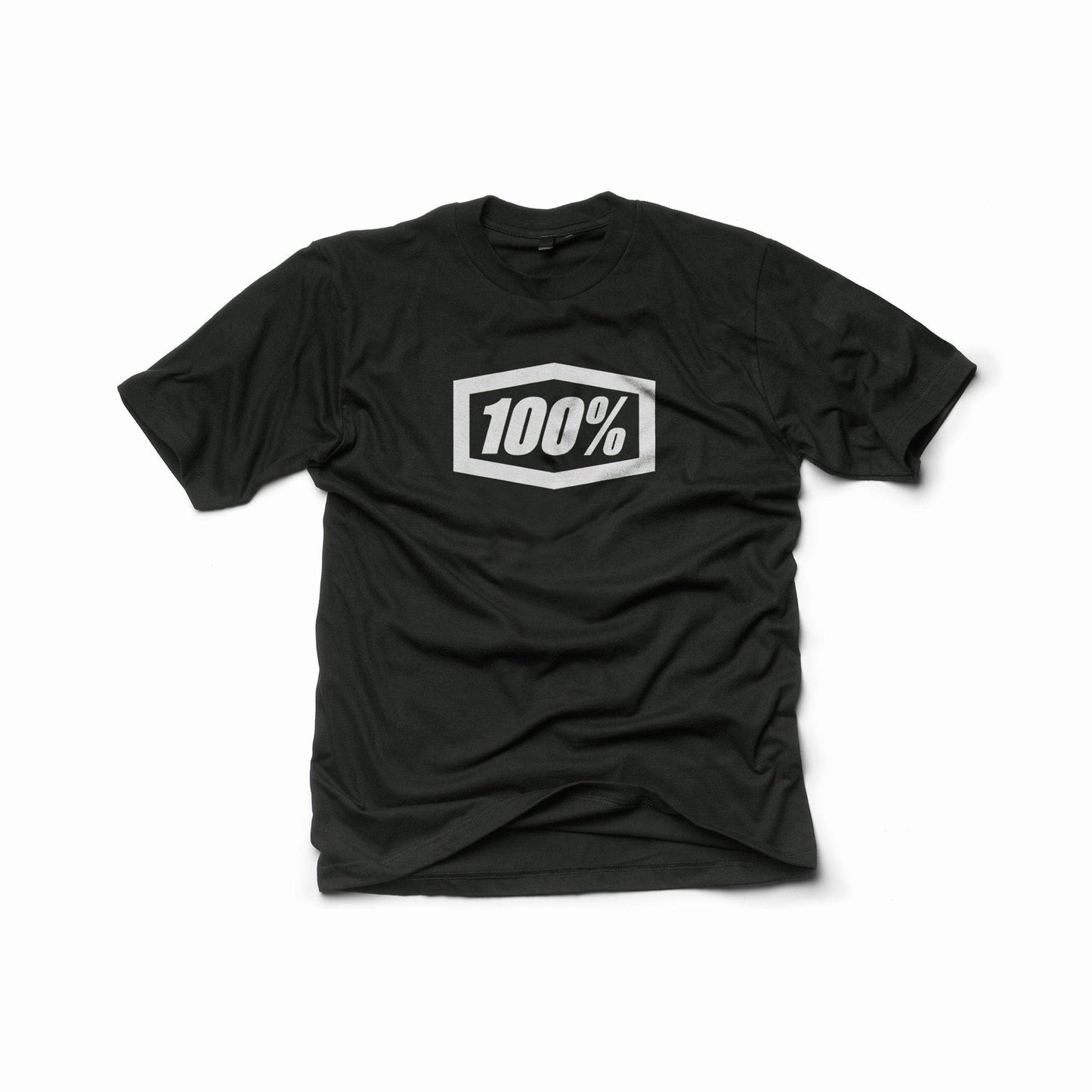 100% ICON Short Sleeve Tee Black - M