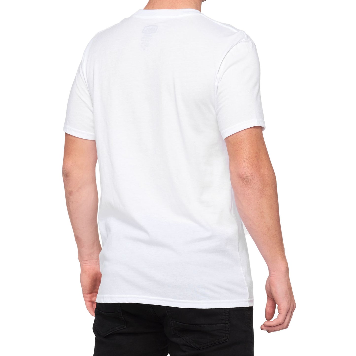 100% ICON Short Sleeve Tee White - L