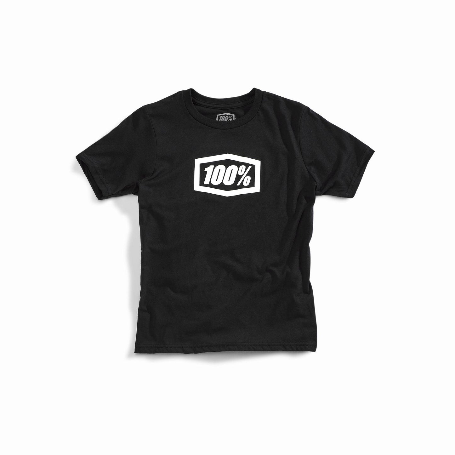 100% ICON Youth Short Sleeve Tee Black S