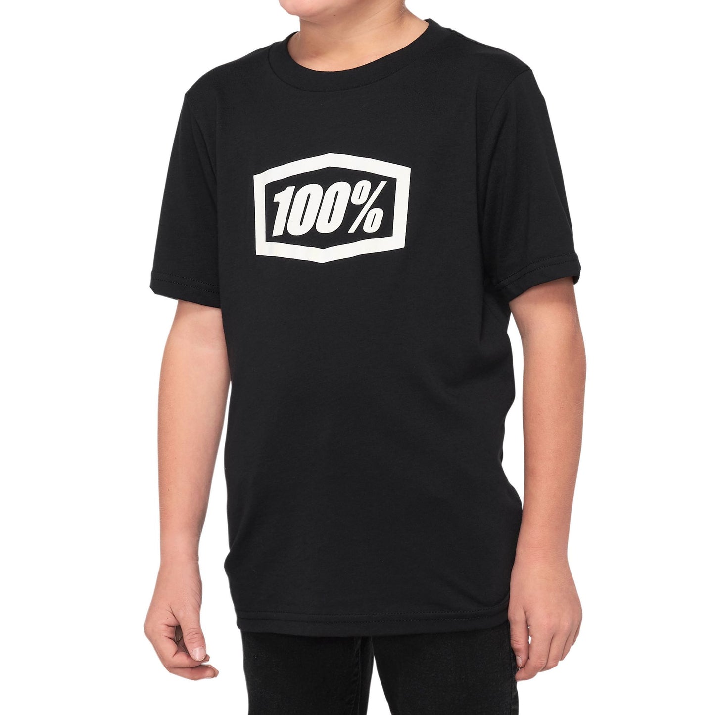 100% Youth Essential T-Shirt (X-LARGE) (BLACK