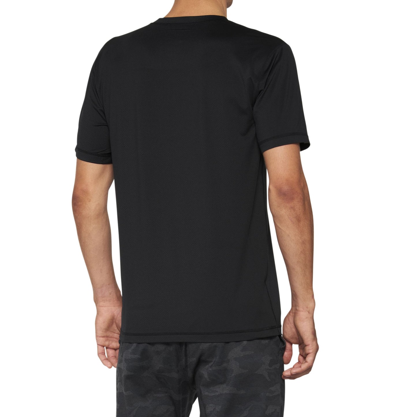 100% Mission Athletic Short Sleeve Tee Black - 2XL