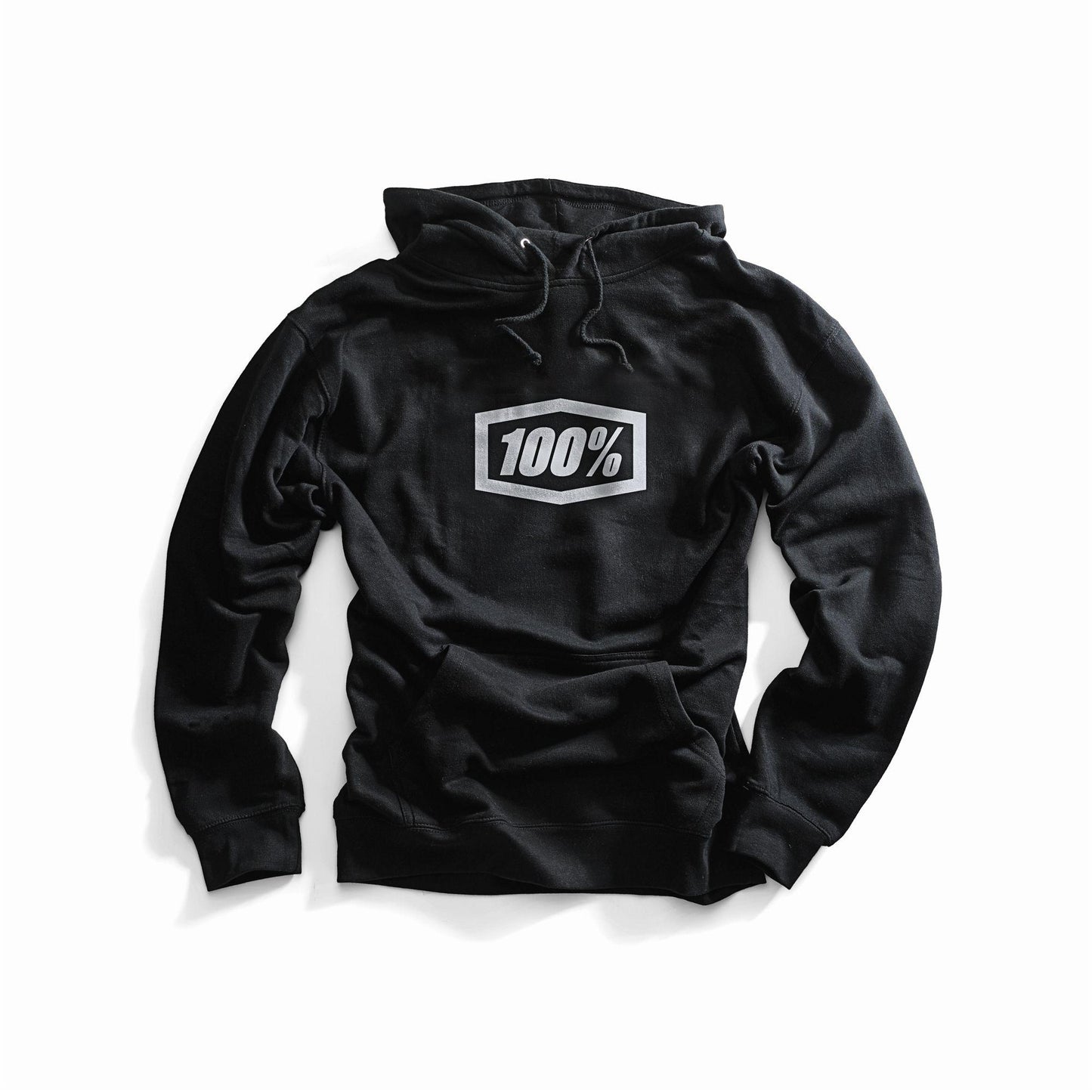 100% Essential Hooded Pullover Sweatshirt Black L