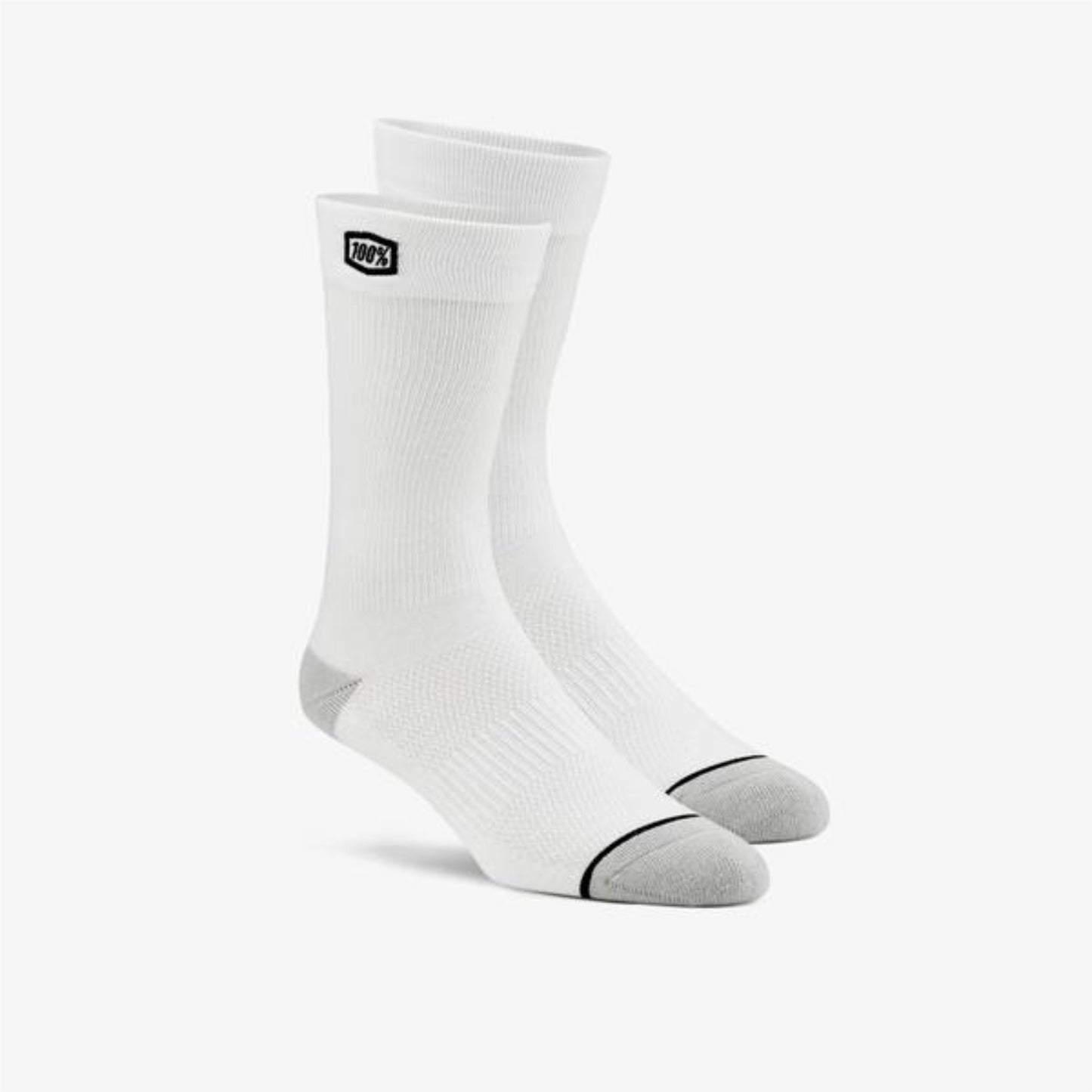 100% CASUAL Calcetines marca modelo SOLID Casual Socks White - S/M