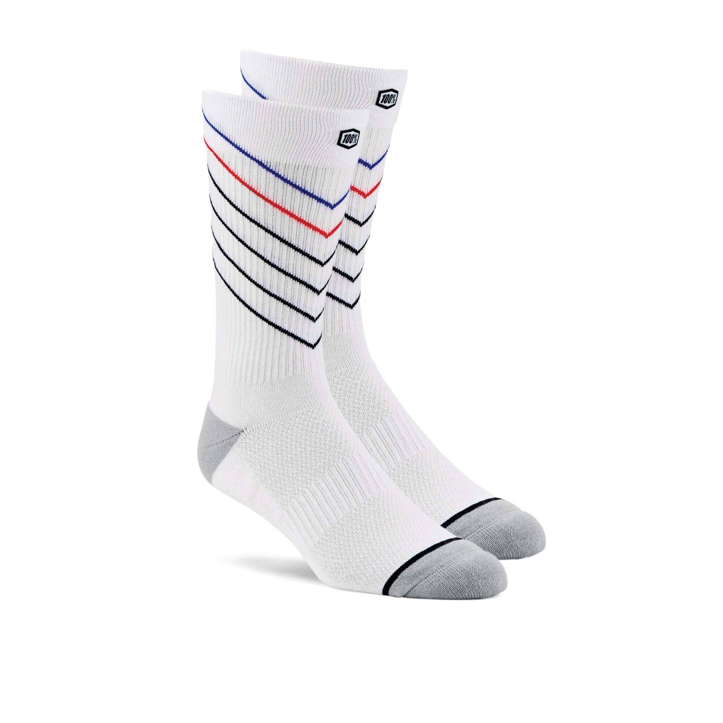 100% Calcetines Urban Casual Socks White L/XL Repuestos, Adultos Unisex, Multicolor, Talla única