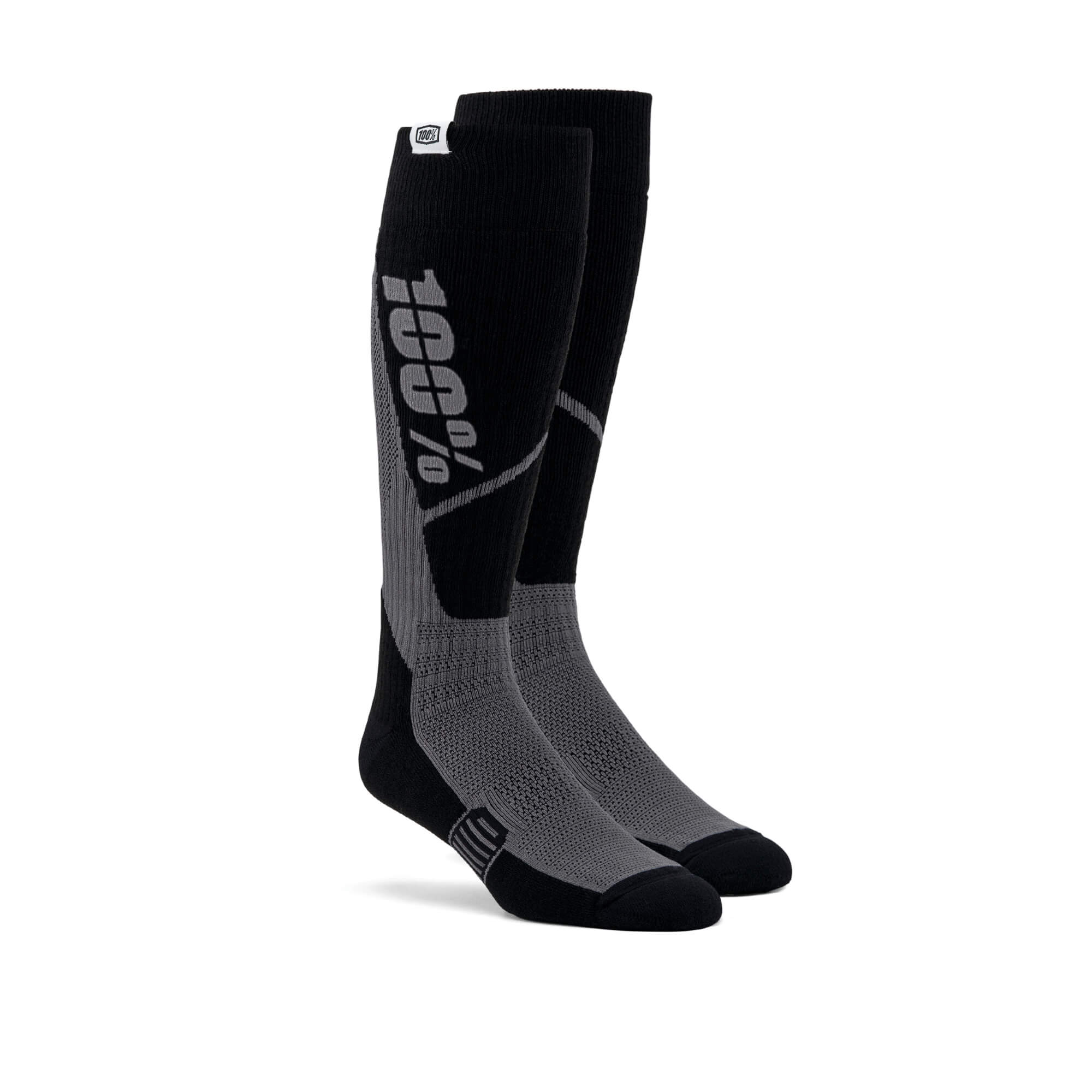100% Torque Comfort Moto Black Socks size