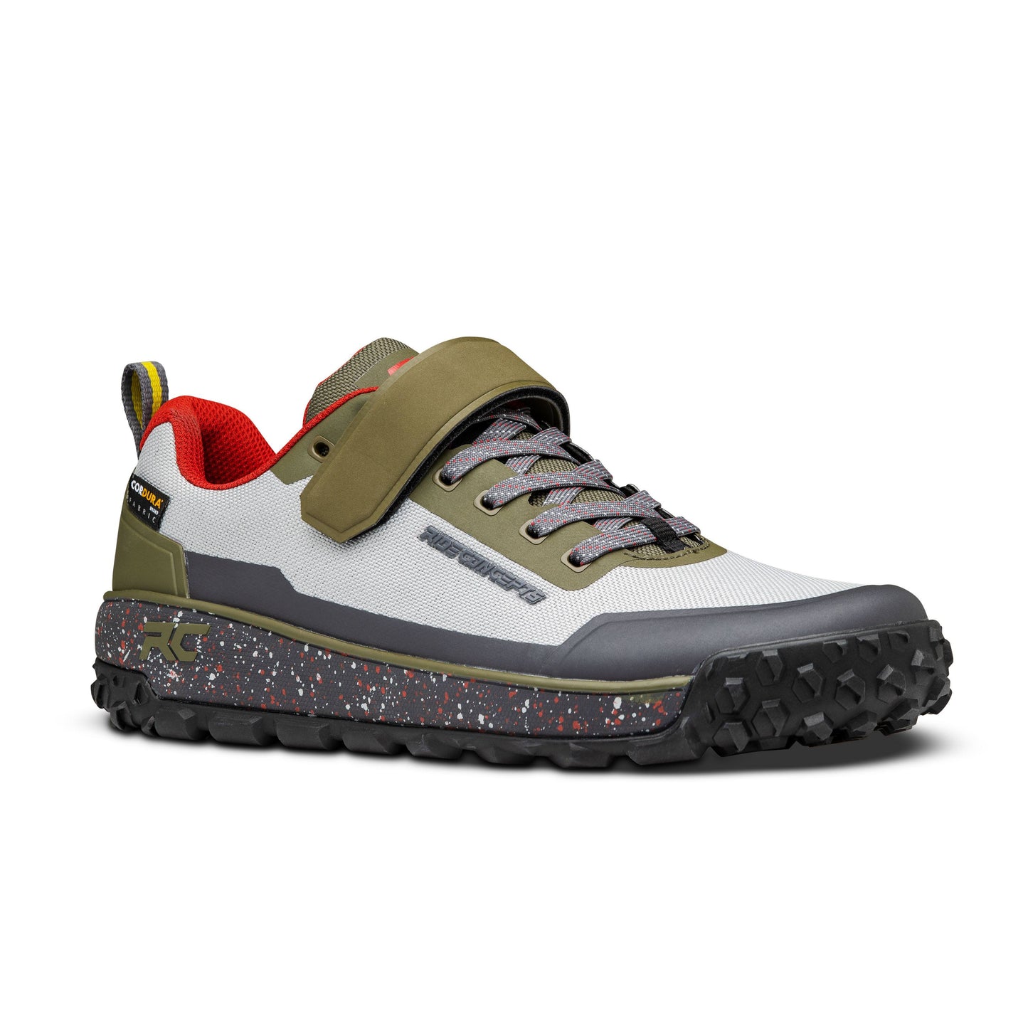 Ride Concepts Tallac Clip Shoes Grey / Olive UK 7
