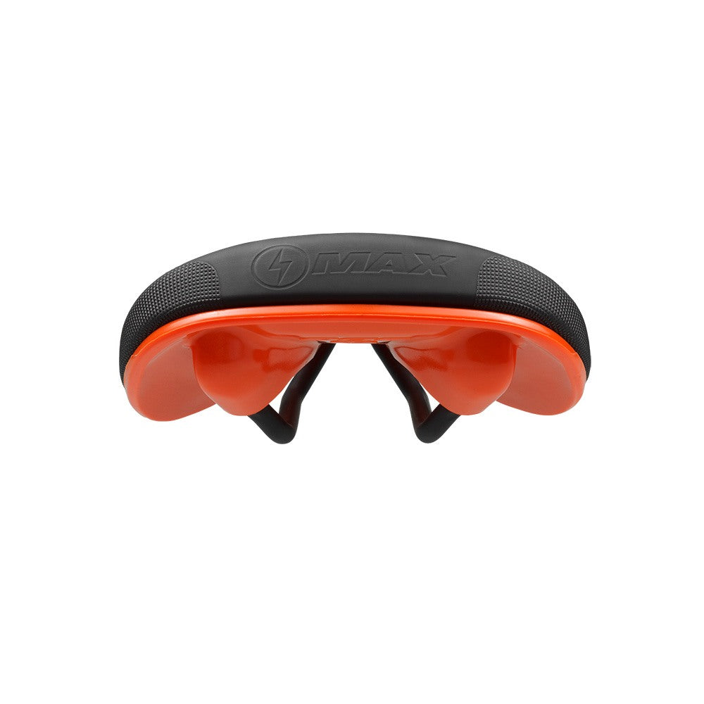 SDG Bel Air V3 Max Lux-Alloy Saddle Black / Orange