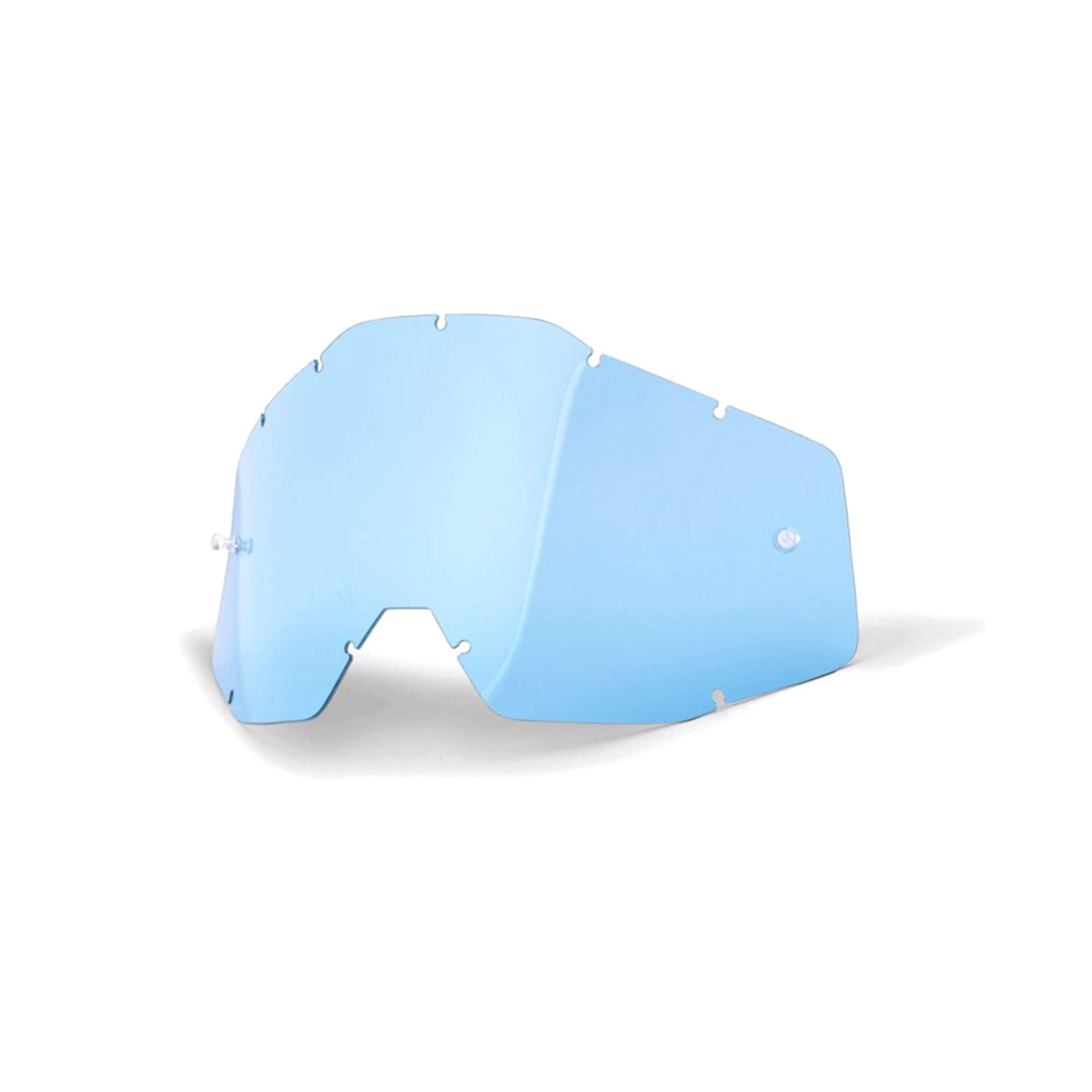 100% Accuri / Racecraft / Strata Anti-Fog Replacement Lens - Blue