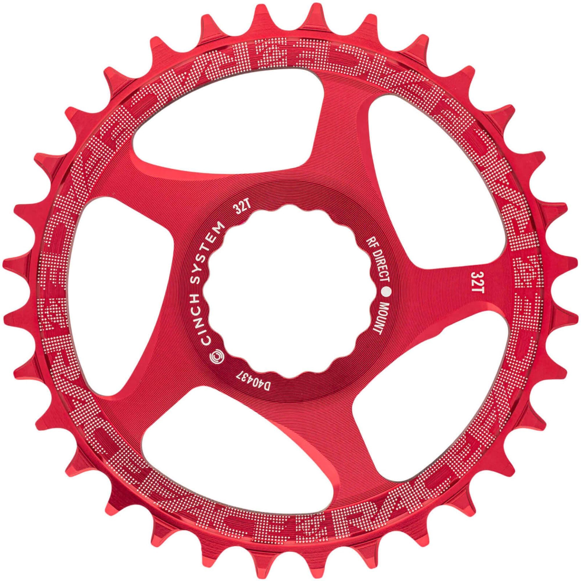 Race Face Direct Mount Narrow/Wide Single Chainring 32T Red