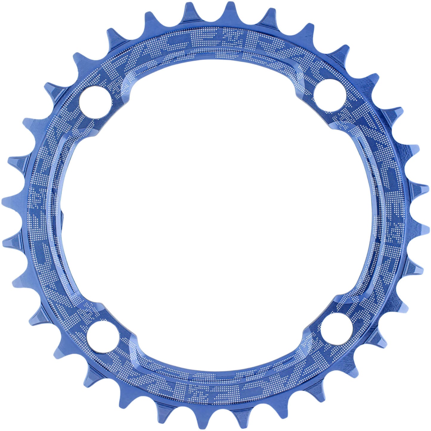 Race Face Narrow/Wide Single Chainring Blue 104x34T