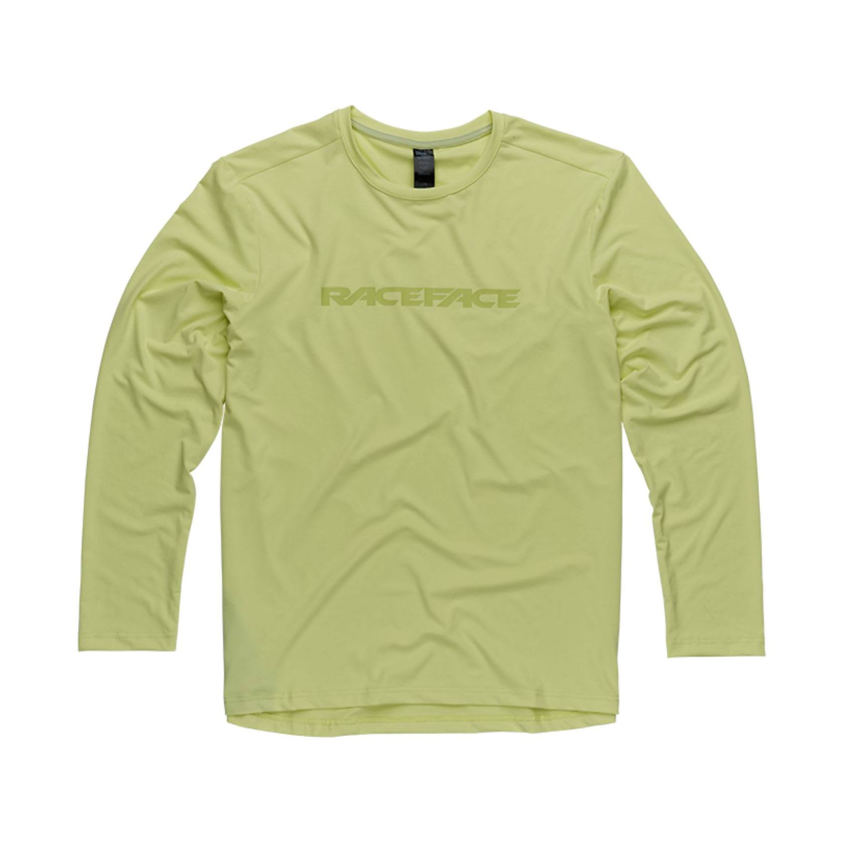 Race Face Commit Long Sleeve Tech Top 2022 Tea Green L