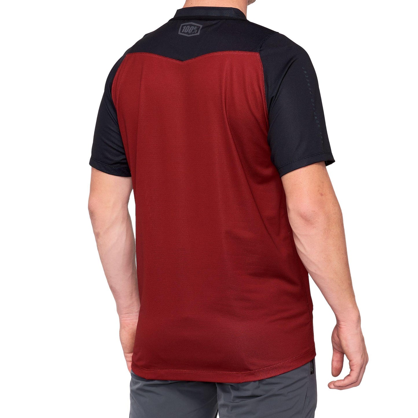 100% Short-sleeved All Mountain Jersey Celium Brick / Black