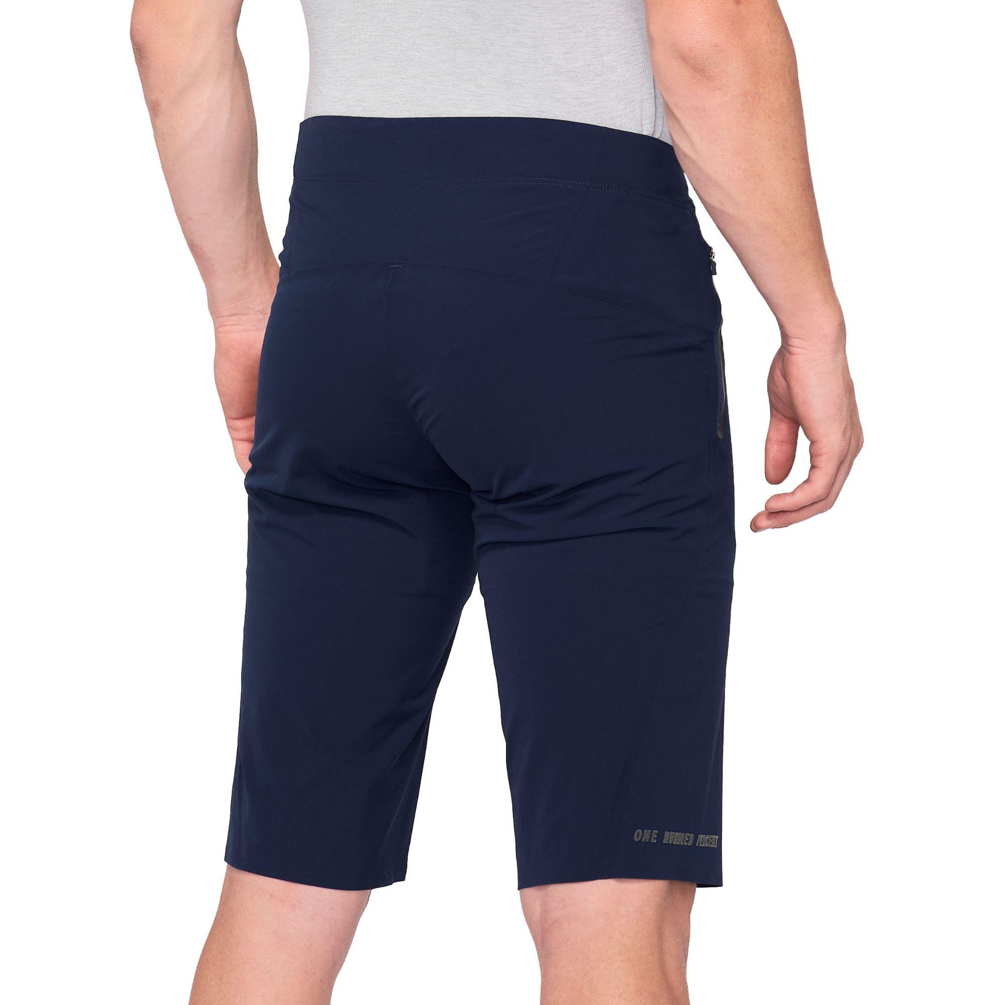 100% Celium Navy MTB Shorts