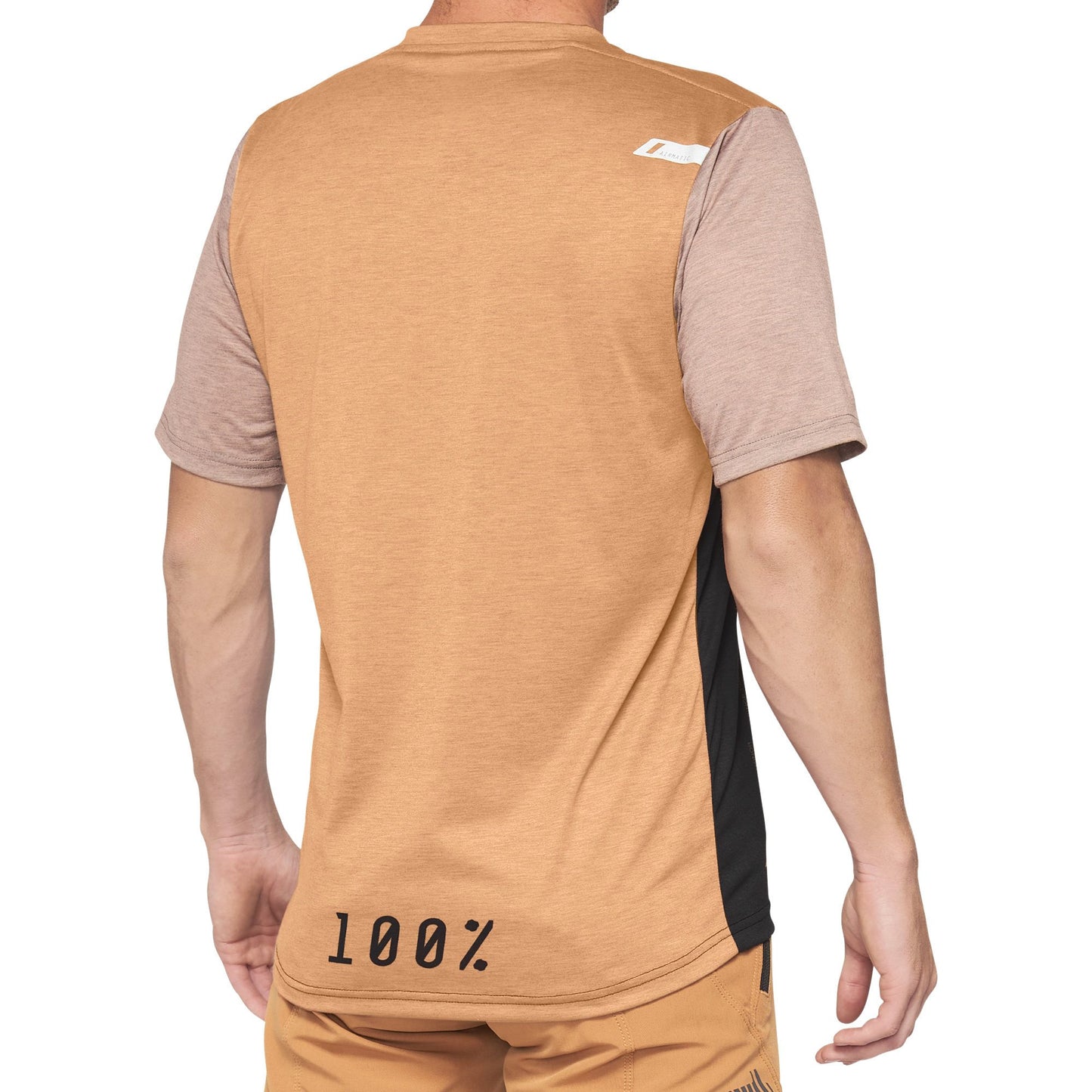 100% Airmatic Jersey Caramel/Black Maillot Unisex Adulto