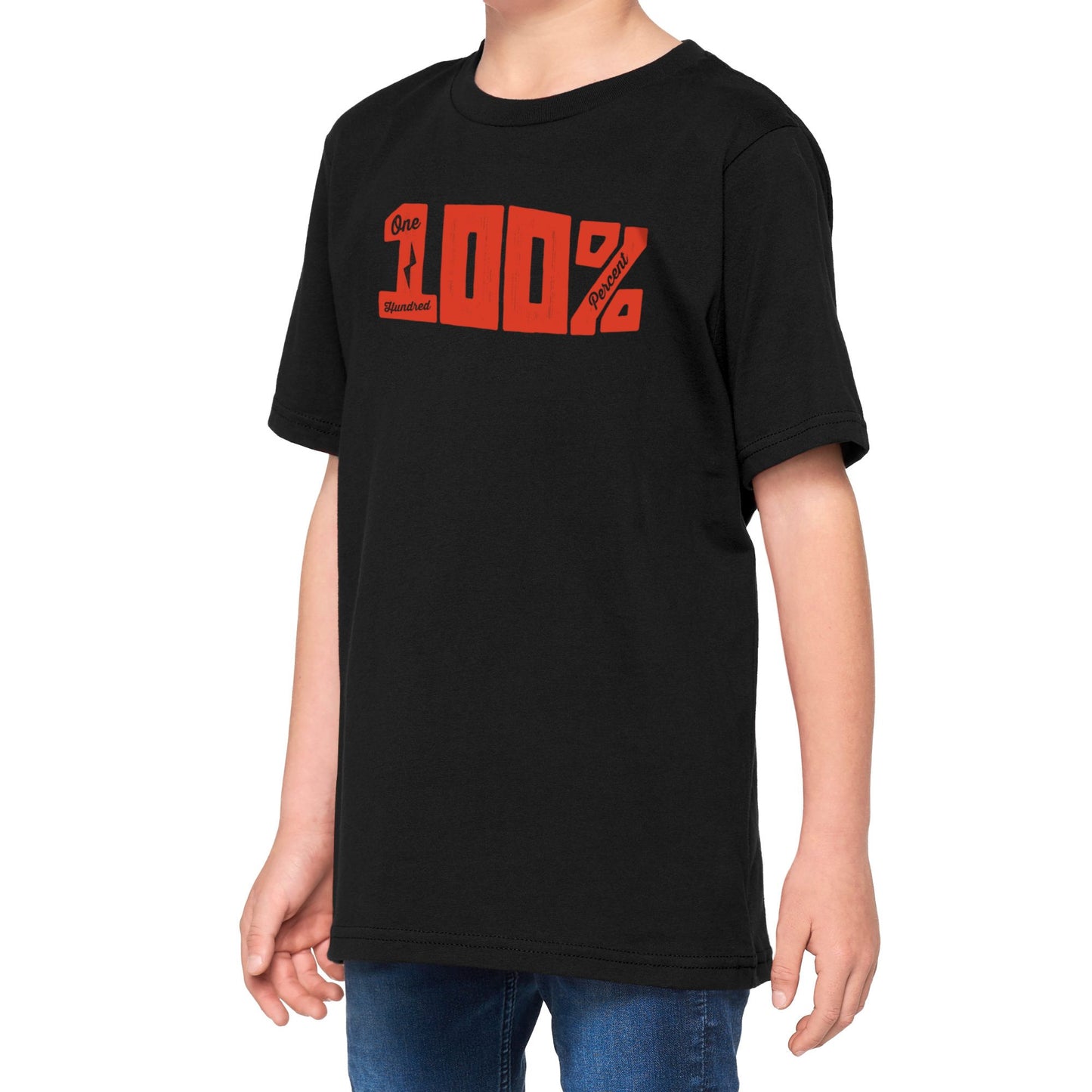 100% Youth Kurri T-Shirt (MEDIUM) (BLACK