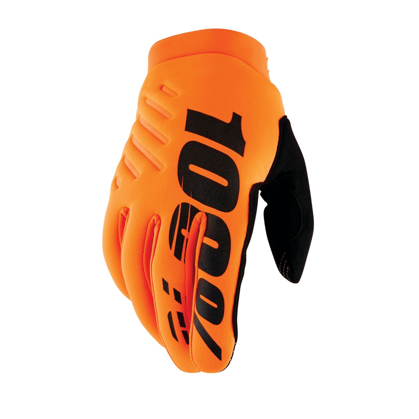 Unbekannt BRISKER Jugendhandschuhe Fluo Orange/Schwarz