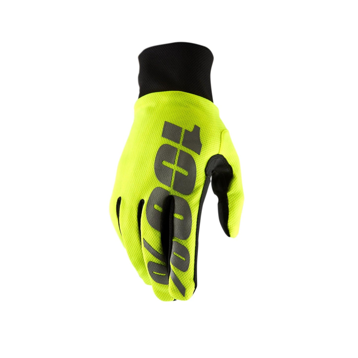 100% HYDROMATIC Motocross and Snowmobile Gloves - Water Resistant MX & Powersport Racing Protective Gear