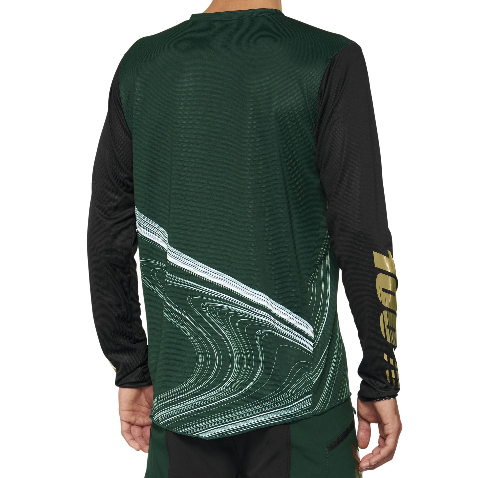 100% R-Core X Long Sleeve Limited Edition Jersey Forest Green XL