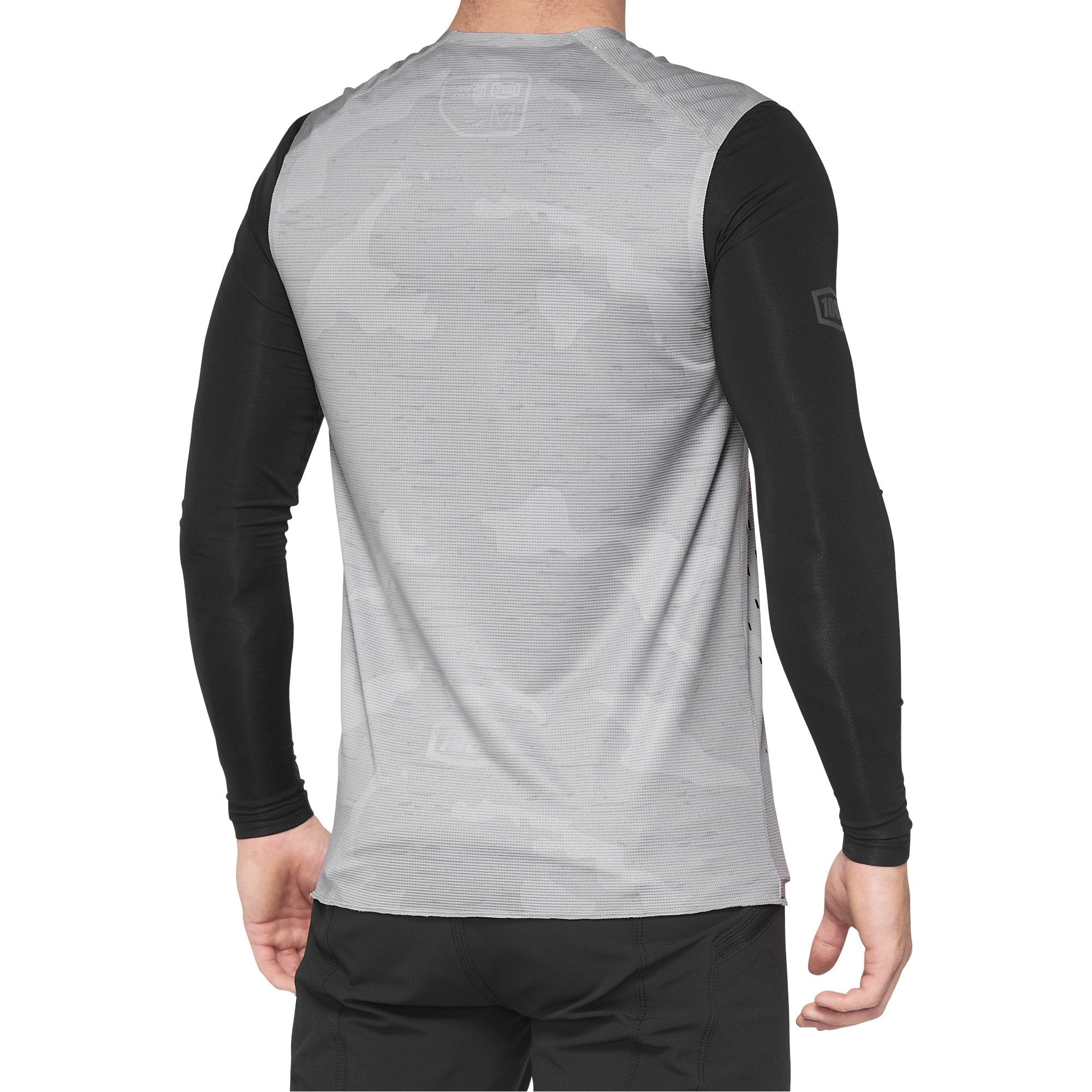 100% MTB-Jersey Ärmellos R-Core Concept Gray Camo