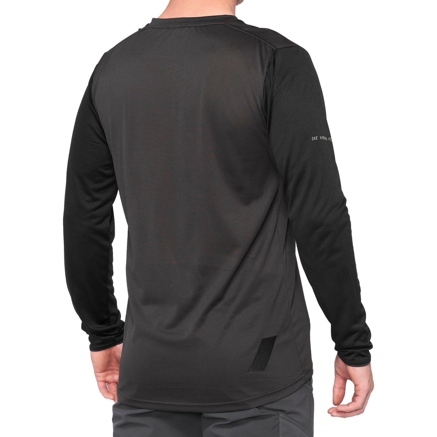 100% Ridecamp Mountain Biking Jersey - All Mountain Riding Apparel Black/Charcoal